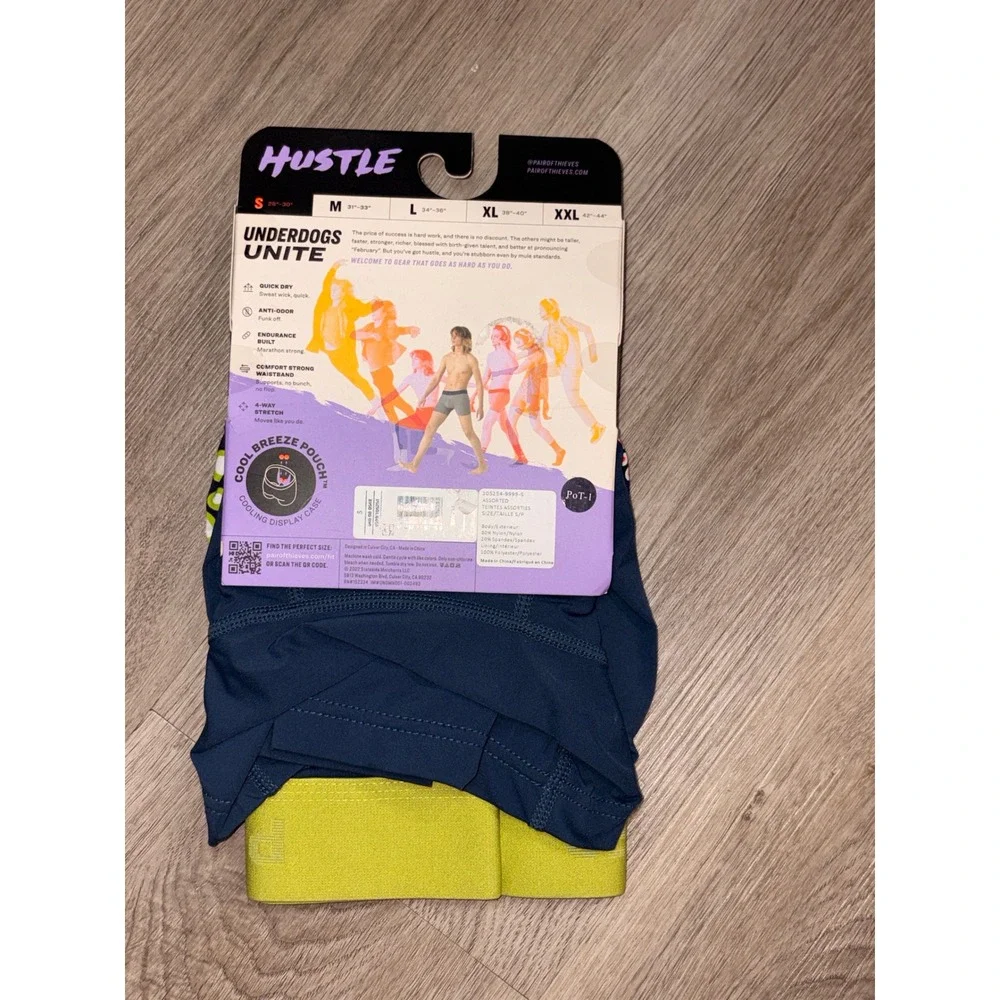 Pair of Thieves Hustle Boxer Briefs 2 Pack Mens Small Cool Breeze Pouch NWT